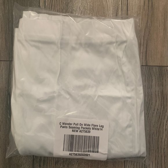 NWT C. WONDER PULL-ON WIDE FLARE LEG SEAM PANTS 14 - Picture 9 of 10